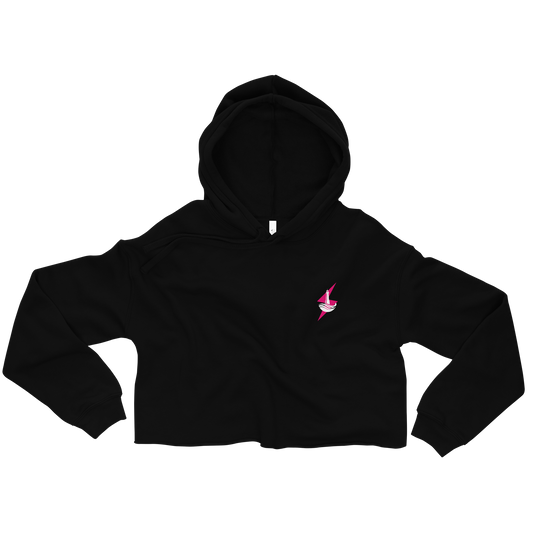 SIGNAL DROP 01 - Crop Hoodie